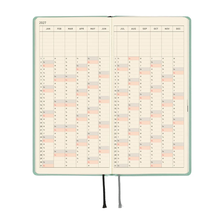 2027 Hobonichi Techo Weeks - Paper: Jade