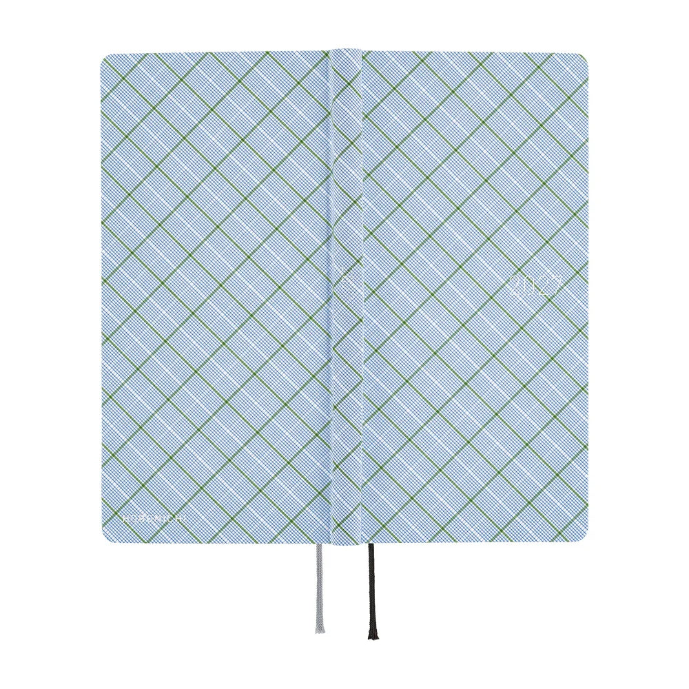 2027 Hobonichi Techo Weeks - Shirt Fabric: Graph Plaid