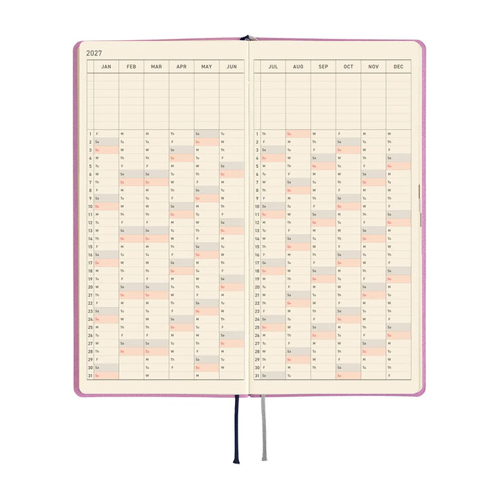 2027 Hobonichi Techo Weeks - Smooth: Lavender Milk