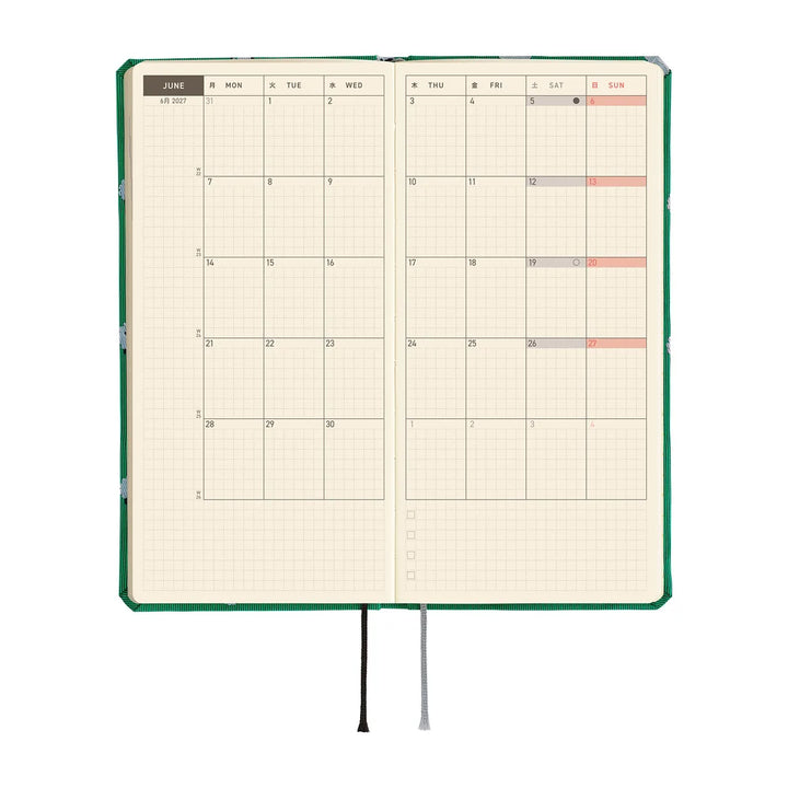 2027 Hobonichi Techo Weeks - Bow & Tie: Sheep Sheep Sheep