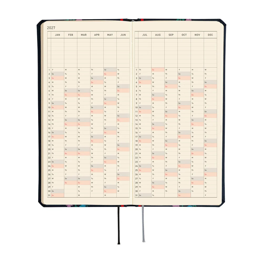 2027 Hobonichi Techo Weeks - Yoshie Watanabe: Petit Bloom