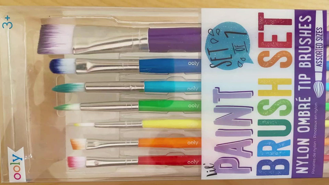 Lil' Paint Brush Set - Set of 7
