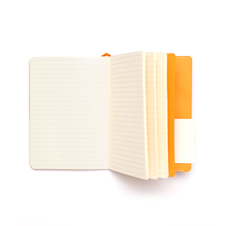Rhodia A6 Orange Softcover Notebook - Lined