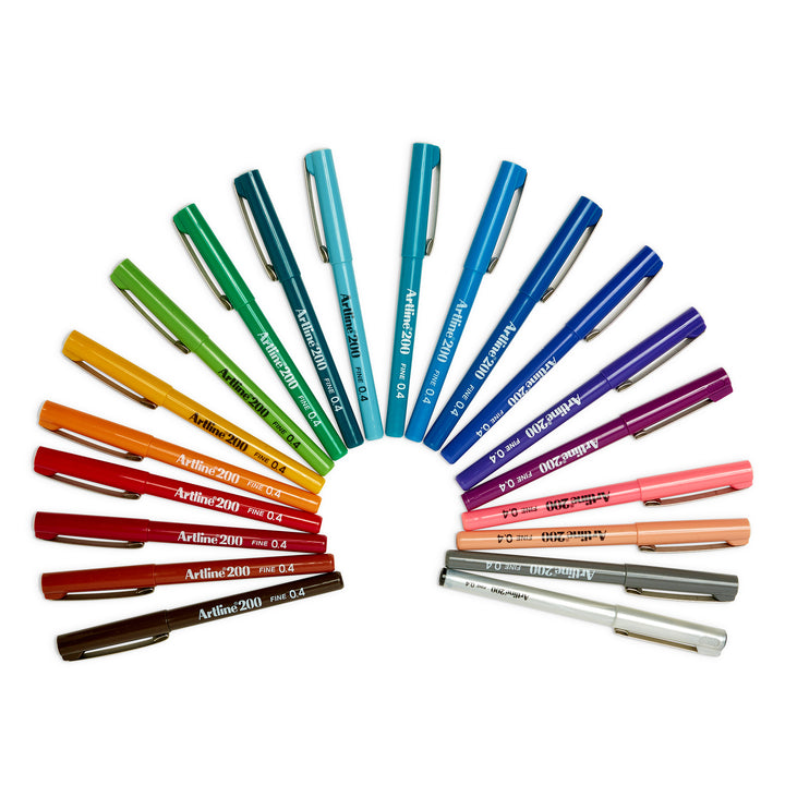 Artline 200 Sign Pen 0.4mm - Dark Green