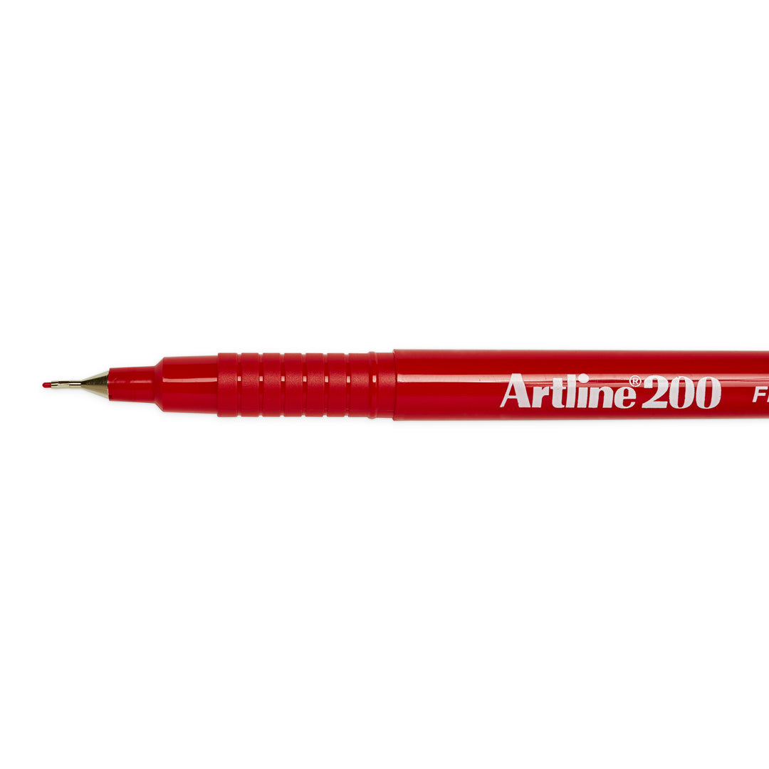 Artline 200 Sign Pen 0.4mm - Red