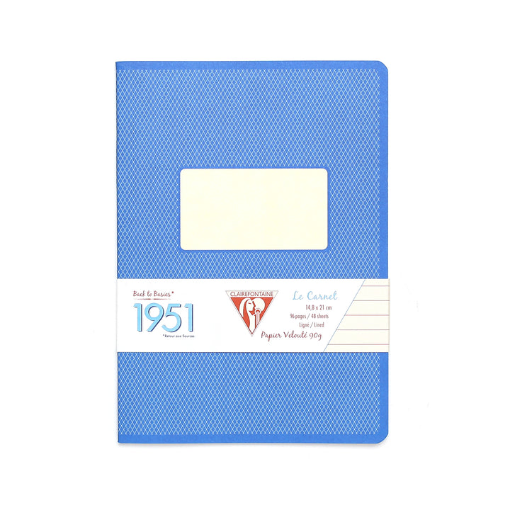 1951 A5 Blue Staplebound Notebook - Lined