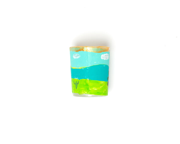 Cactus Farmer Votive Holder