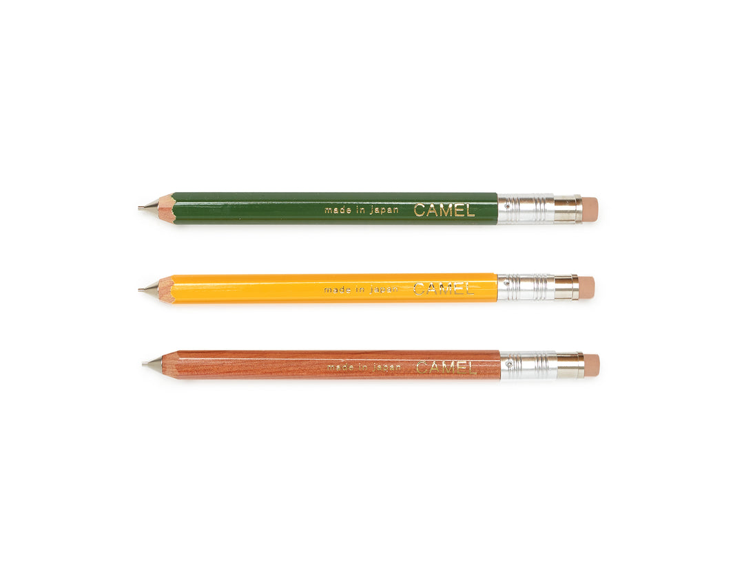 Camel Wooden .5mm Mechanical Pencil - GREEN