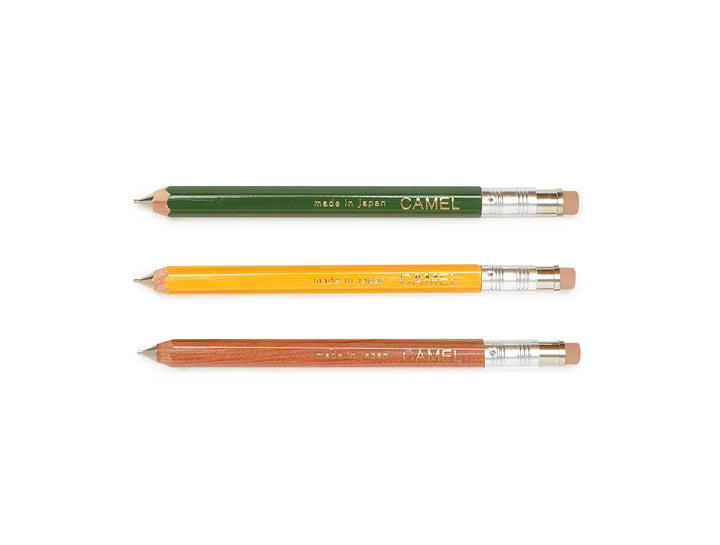 Camel Wooden .5mm Mechanical Pencil - YELLOW