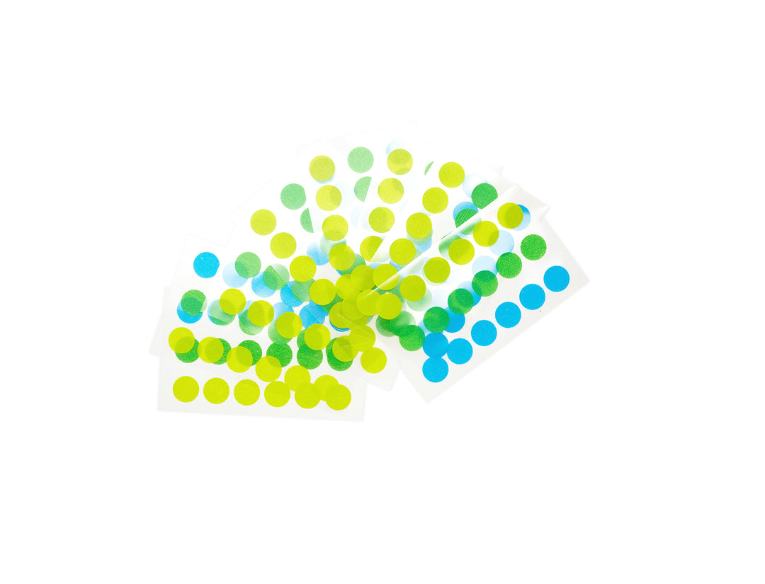 Stalogy Masking Tape Sticker Patches (16MM) - Yellow/Green/Blue