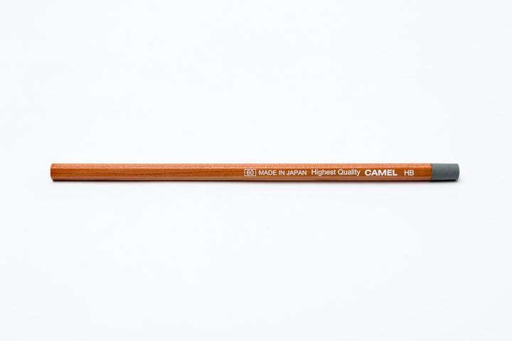 Camel HB Natural Body Pencil - Grey Eraser