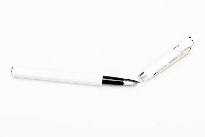 849 Fountain Pen Metal - White