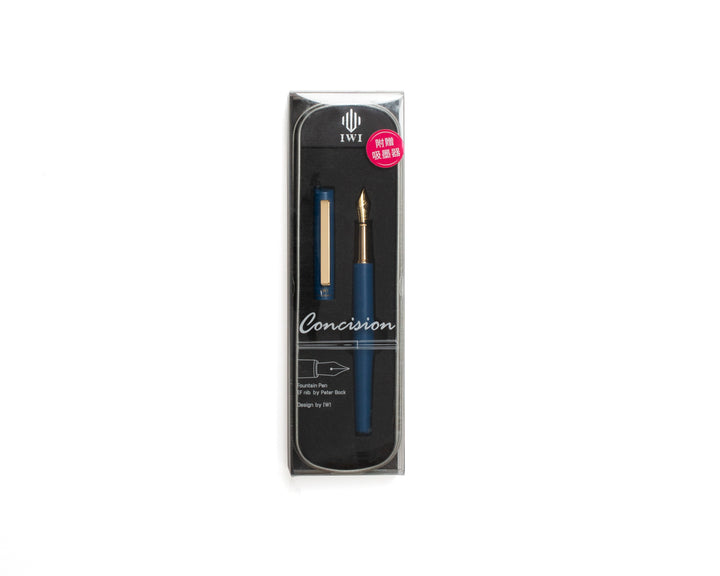 IWI Concision Fountain Pen - Ocean Blue Extra Fine
