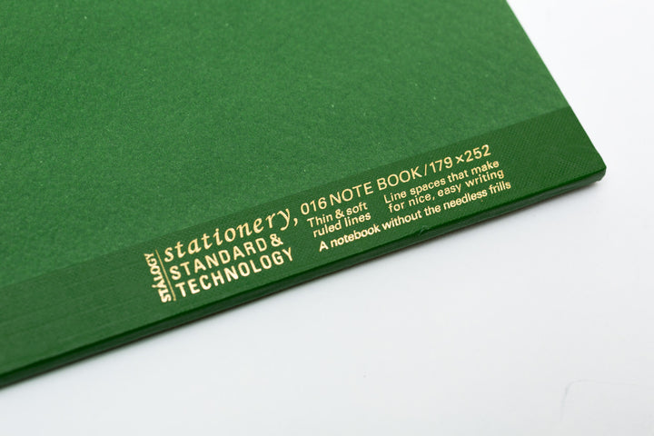 Stálogy 016 Notebook - Lined: Green
