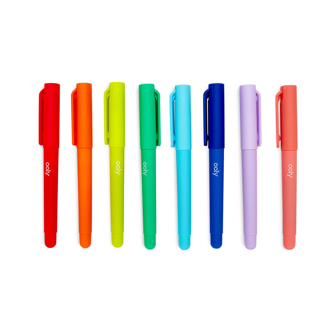 Color Write Fountain Pens - Set of 8