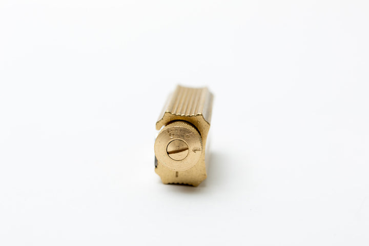 Brass Adjustable Pencil Sharpener (with case)