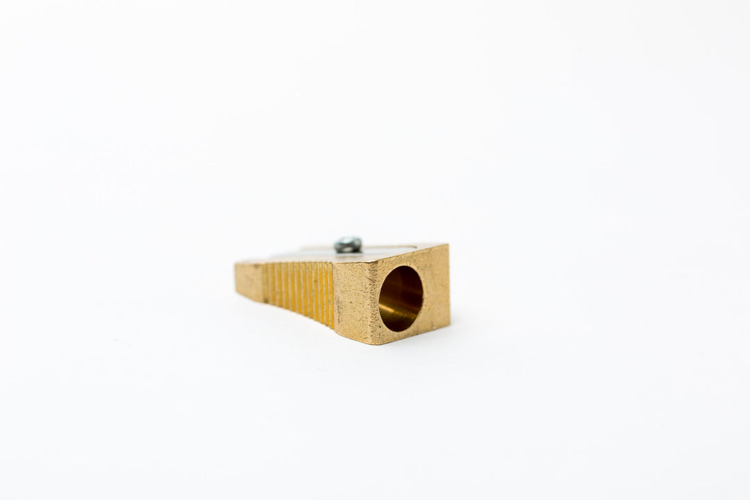 Brass Sharpener: wedge single