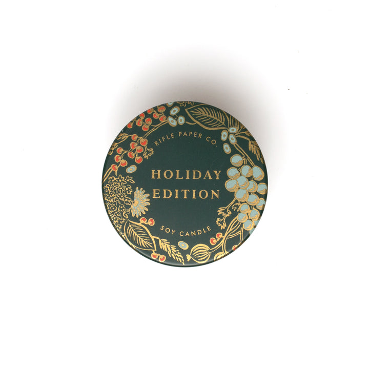 Rifle Holiday Tin Candle