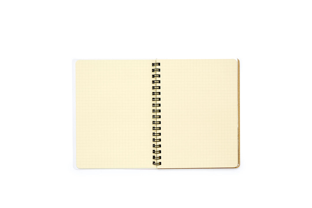 Rollbahn Spiral Notebook - Grid: Blush Pink