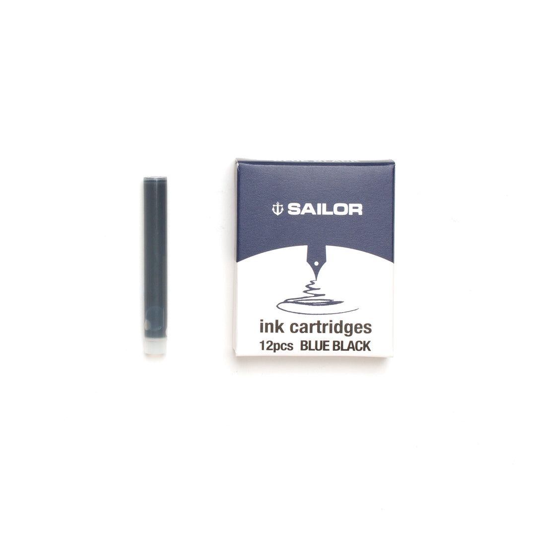 Sailor Ink Cartridge - Blue-Black (Pack of 12)