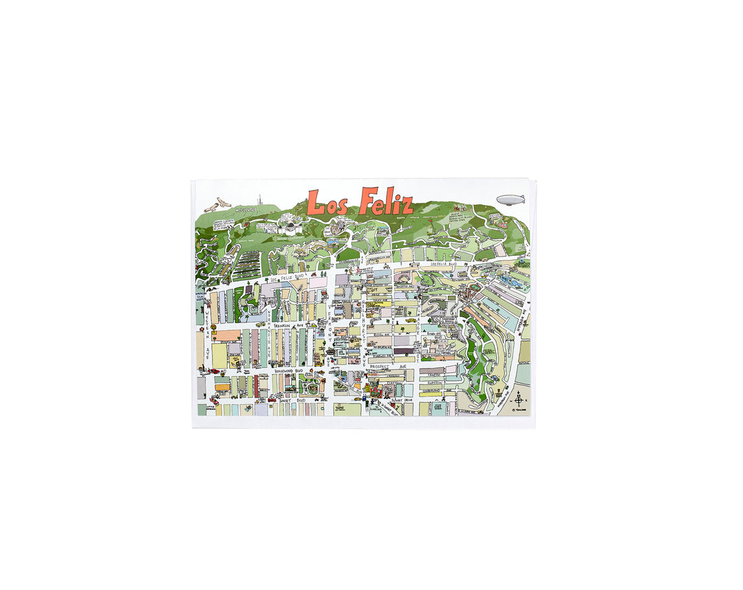 Los Feliz Map Card