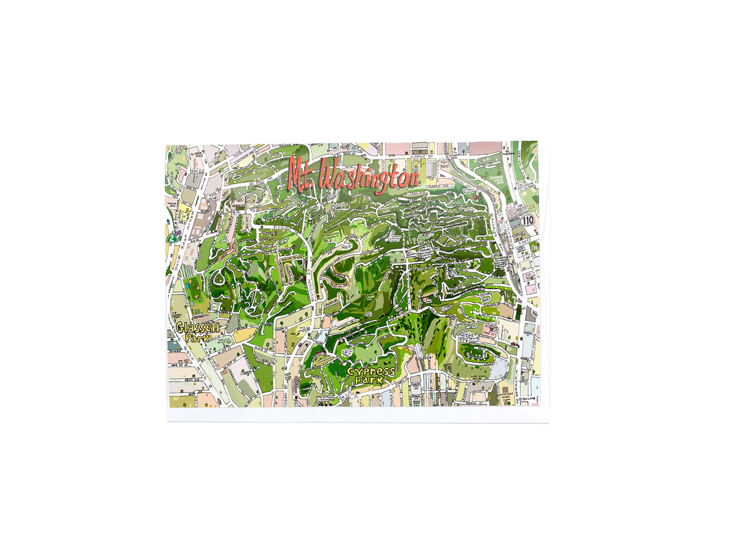 Mt. Washington Map Card