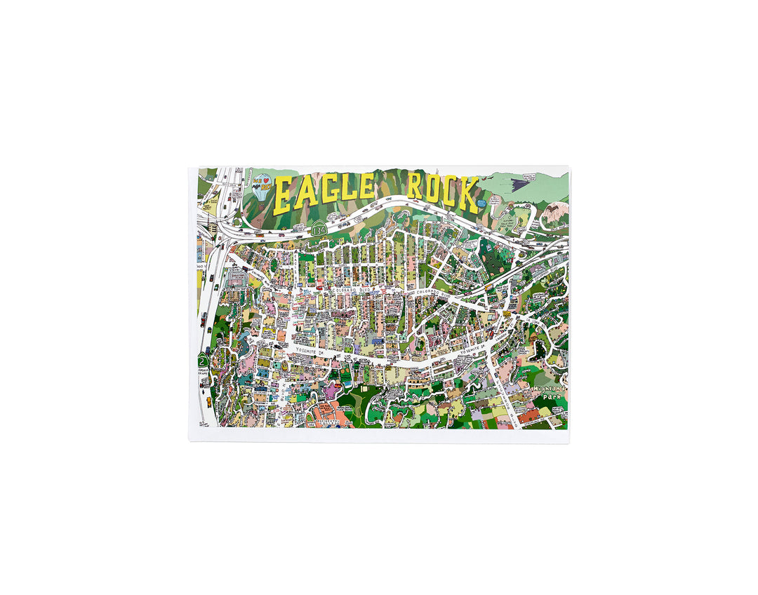 Eagle Rock Map Card