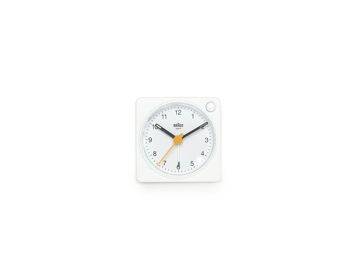 Braun Analog Travel Alarm Clock - White