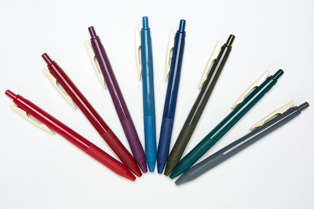 Zebra Sarasa Push Clip Gel Pen - Vintage Blue Grey Ink