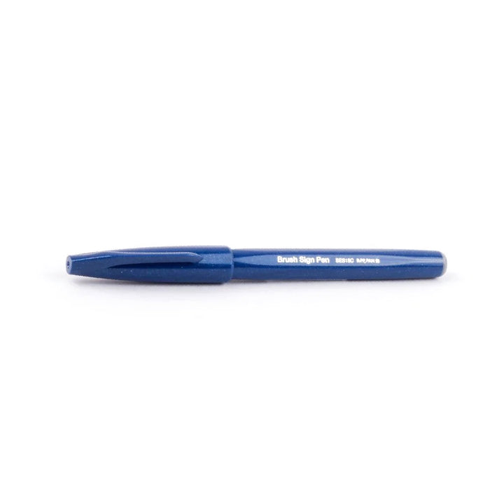 Pentel Touch Sign Brush Pen - Blue Black