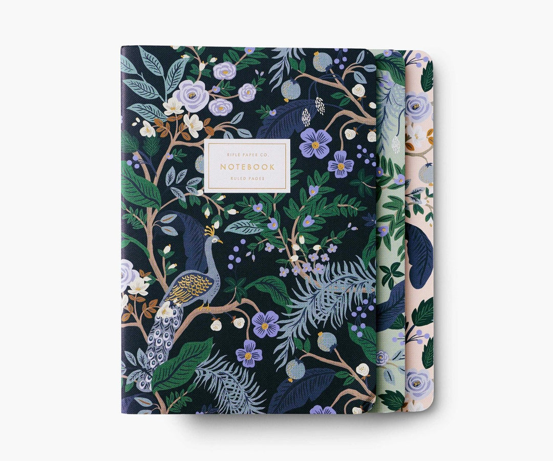 Peacock Stitch Notebook - Lined