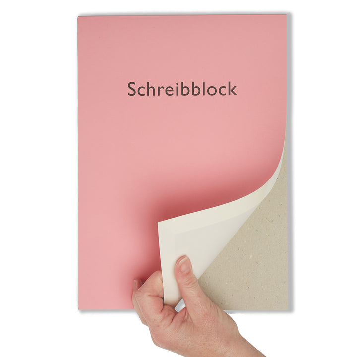 Schreibblock Writing Pad - A4 Pink